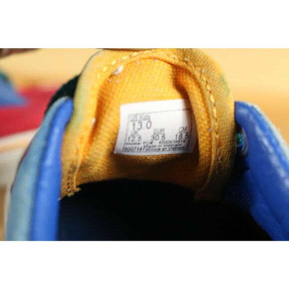 Vans Kids Sneakers Sz 13 Primary Color Block Red Yellow Era Skate Shoes - Picture 7 of 7